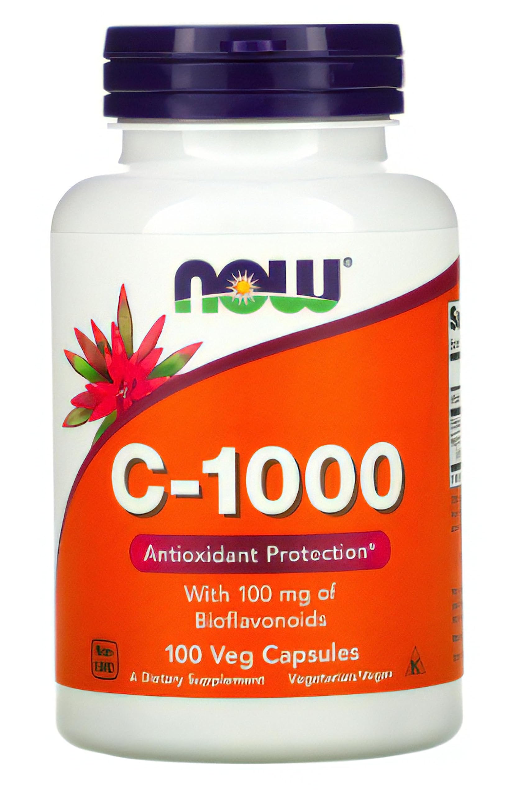 NOW foods Vitamina C-1000 con Bioflavonoides 100 Cápsulas
